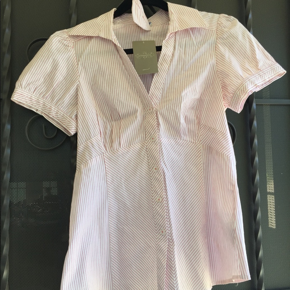 Anthropologie striped blouse